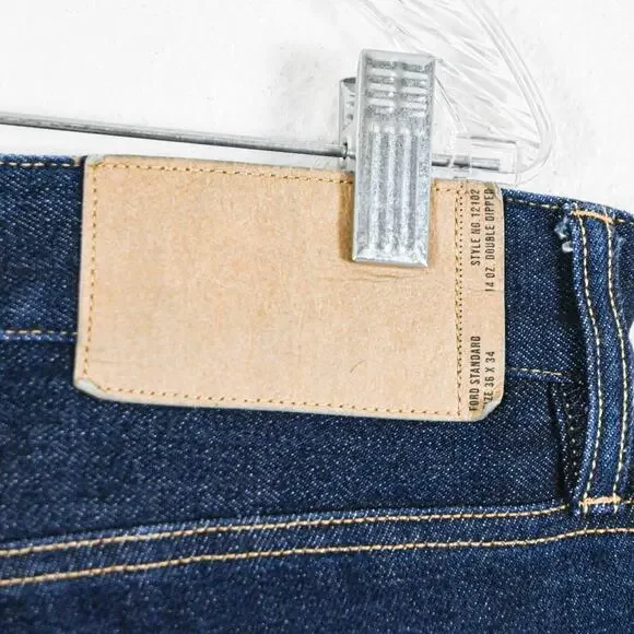Buck Mason Ford Standard 14oz Double Dip Denim Jeans indigo 36x34 (36x32 fit)